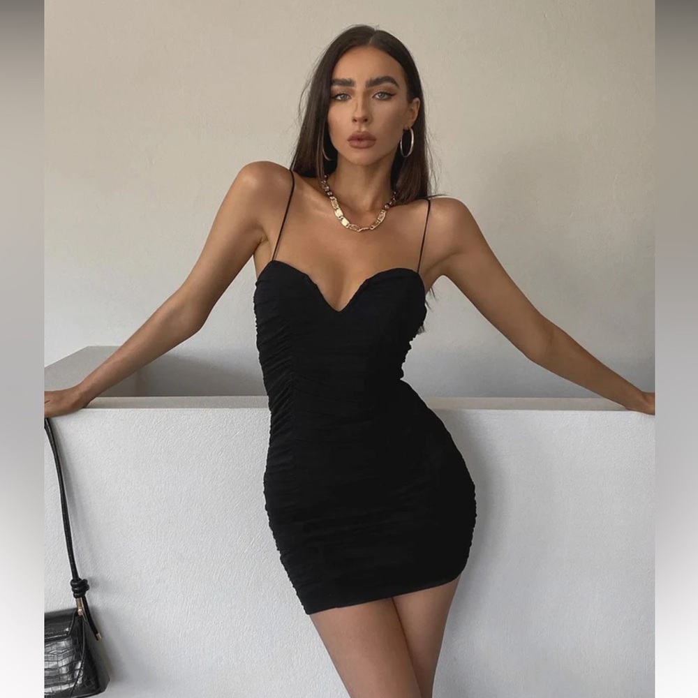 Princess Polly Black Mini Dress